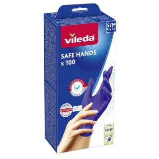 Rękawice Vileda Safe Hands 100 sztuk M/L 167824